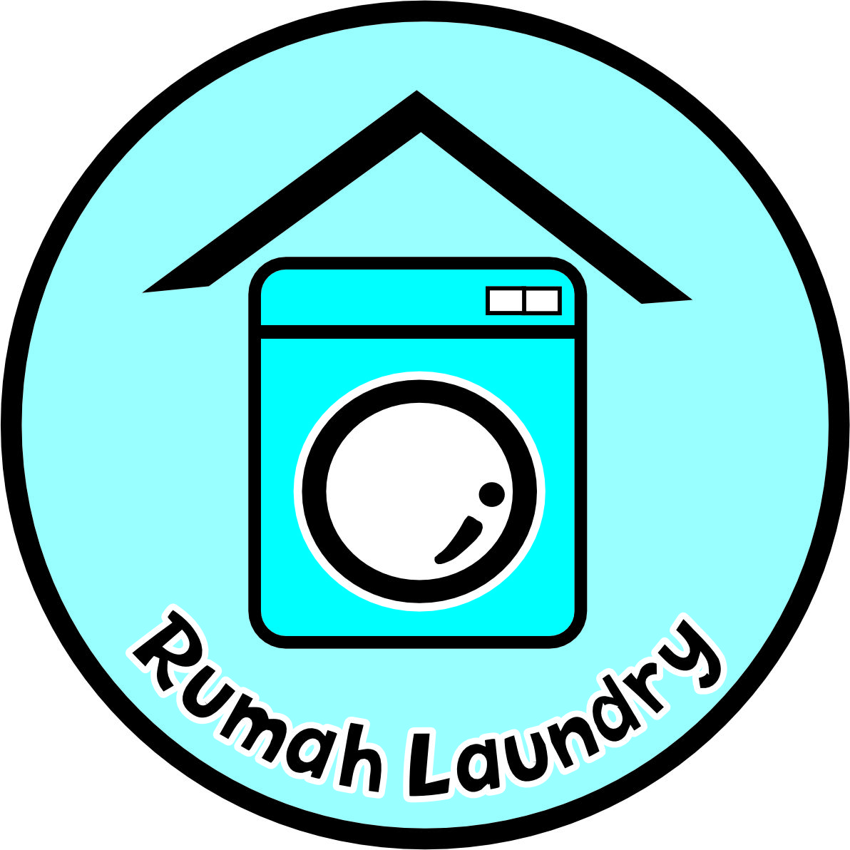 Proyek Logo Rumah Laundry